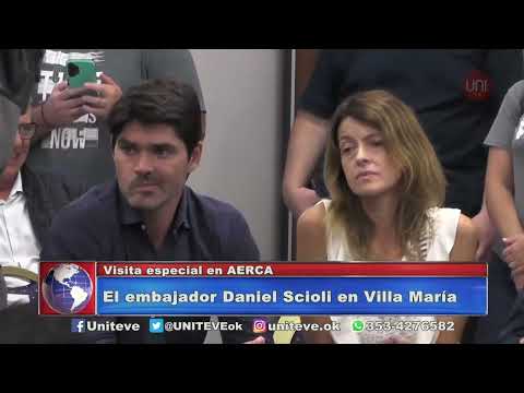 El embajador Daniel Scioli en Villa María