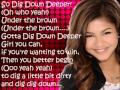 Zendaya Coleman Dig Down Deeper Lyrics