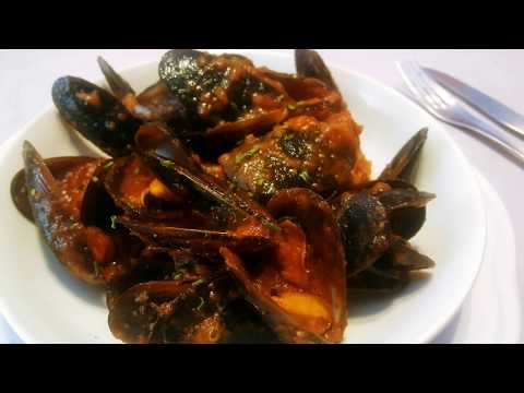 MEJILLONES con SALSA de TOMATE