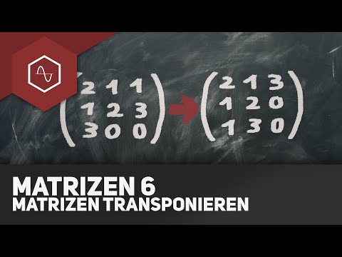 Matrizen transponieren