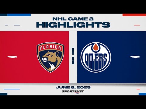 NHL Game 2 Highlights | Panthers vs. Oilers - June 6, 2025