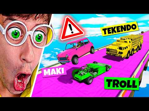 FACE TO FACE 1,293,710% TROLL in GTA 5 🔥😂!! (Mega Ramp Brothers)