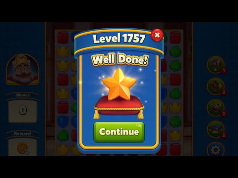 Royal Match - King Robert - Level 1757