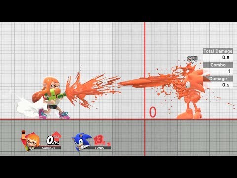 Inkling's Ink Usage in Super Smash Bros. Ultimate