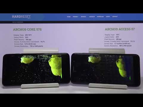 Display Comparison of Archos Core 57S vs Archos Access 57 // Which phone have better display