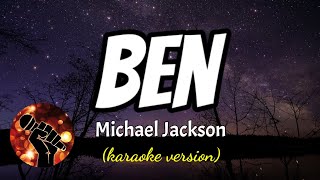 BEN - MICHAEL JACKSON (karaoke version)