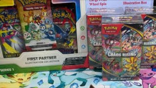 CHAOS RISING & ASCENDED HEROES CHASE CARDS - FIRST PARTNER BOX AS PRIZE - LIVE POKEMON CARDS SHOP