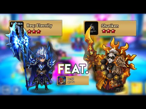 HIGH-G3 SIEGE feat. Gyaka | Af: Legends VS Req:Eternity VS Shuriken | Summoners war