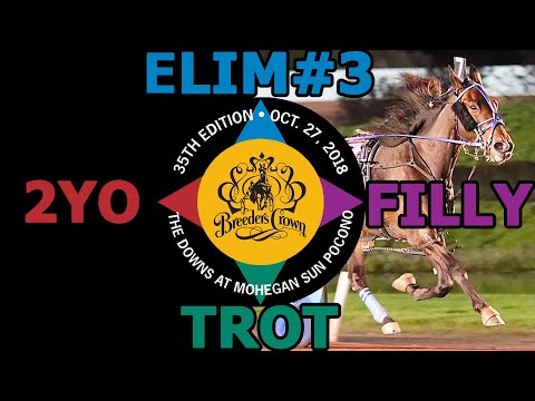 2018 Breeders Crown Elim#3 - When DovesCry  - 2YO Filly Trot