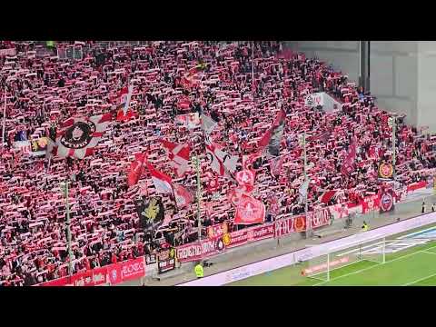 1.FCKaiserslautern - Hansa Rostock 29.04.2023 vor dem Spiel Pfalzlied