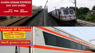 preview picture of video 'LHB vs ICF | VAISHALI EXPRESS | MEETS AVADH ASSAM EXPRESS'