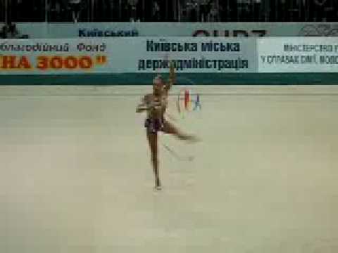 Natalia Godunko Deriugina Cup 2008 ribbon