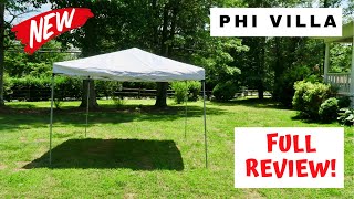 PHI VILLA - 10 x 10ft Portable Pop-Up Instant Canopy - Review 🌿