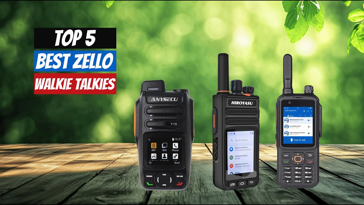 Top 5 Zello Radios 2025 | Best Long-Range 4G PoC Walkie Talkies Reviewed