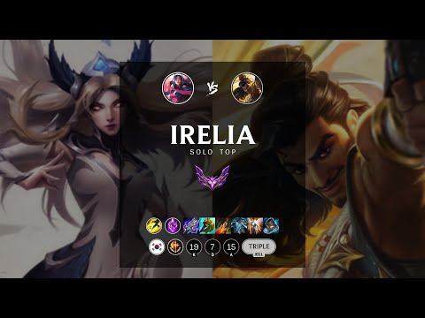 Irelia Top vs Akshan - KR Master Patch 12.20