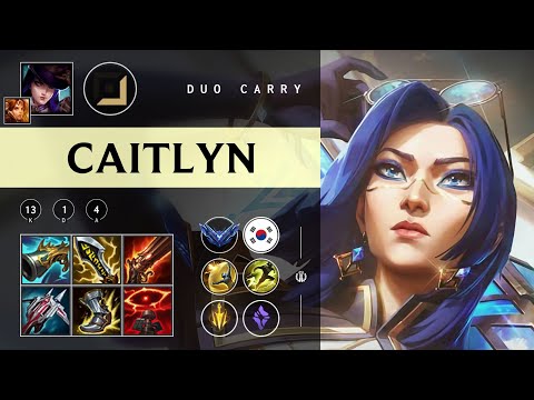 Caitlyn ADC vs Aphelios - KR Diamond Patch 25.24