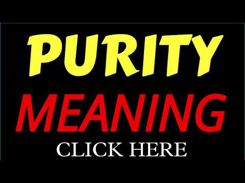 What does the name PURITY mean | PURITY meaning in english | Meaning of name PURITY