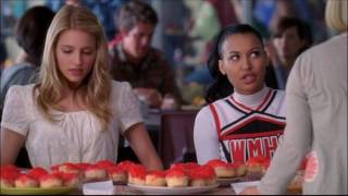 Glee - Brittany buys Becky a cupcake at the bake sale 1x09