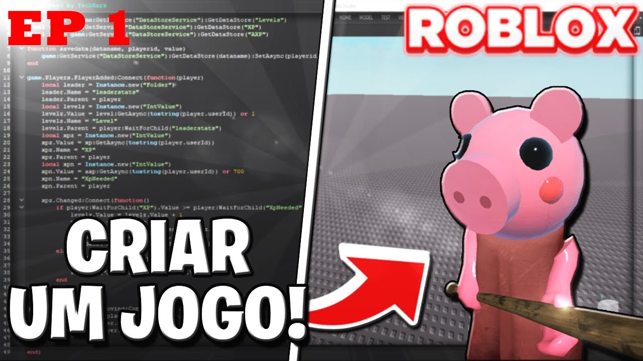 (Roblox Studio) Tutorial de SCRIPT e PROGRAMAÇÃO - EP1: o basico do ROBLOX STUDIO & PROPERTIES