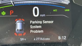 Honda CR-V — Parking Sensor Problem – Clean & Reset