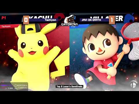 Javi (Villager) vs Tachyon (Pikachu) - GatorLAN Fall 2021 Smash Ultimate - Losers Semis