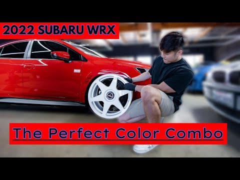 THE PERFECT WHEEL COLOR FOR YOUR 2022 SUBARU WRX