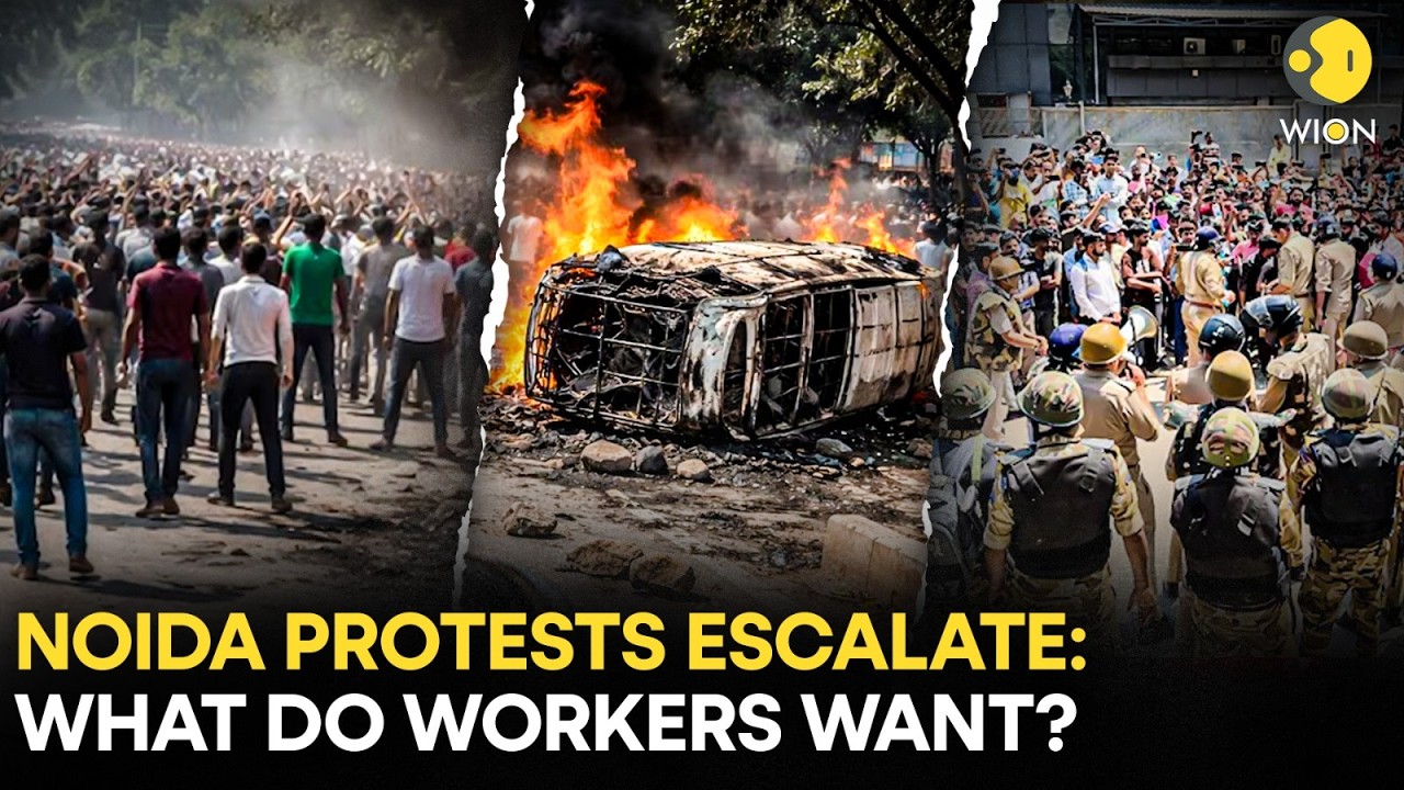 Noida Protests Escalate: Violence Erupts Over Wages, Yogi Adityanath Reacts | WION Originals