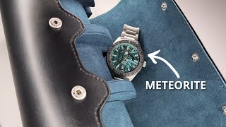 This Dial is Made of Meteorite.