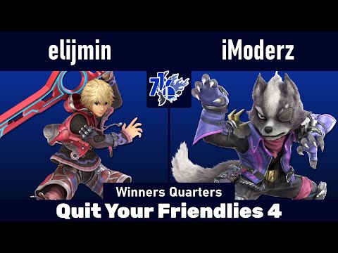 QYF4 | elijmin (Shulk) vs iModerz (Wolf) | Winners Quarter-Final | SSBU Ultimate Tournament