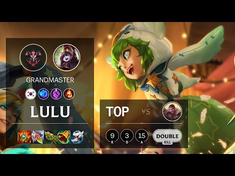 Lulu Top vs Jayce - KR Grandmaster Patch 11.17