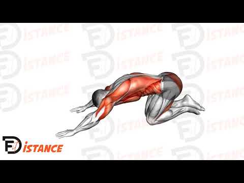 Exercice Pompes indiennes (Hindu push ups) à genoux