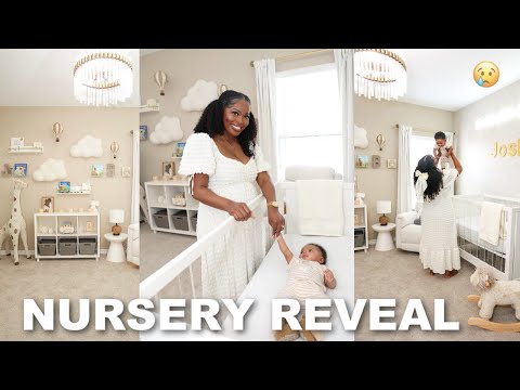 😱 EXCITING NEWS!! 🎊IT'S FINALLY FINISHED!! BABY JOSHUA'S NURSERY TOUR 💙 | Msnaturally Mary