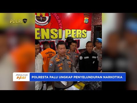SATRESNARKOBA POLRESTA PALU GAGALKAN PENYELUNDUPAN SABU SEBERAT 3,020 GRAM