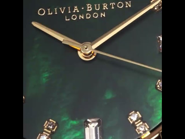 Vídeo relacionado con Olivia Burton Reloj Analógico de Cuarzo para Mujer Colección Dark Bouquet con Correa de Cuero Negra - OB16WG43