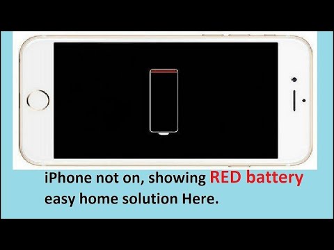 Iphone stuck on red battery screen simple way to solve iphon...