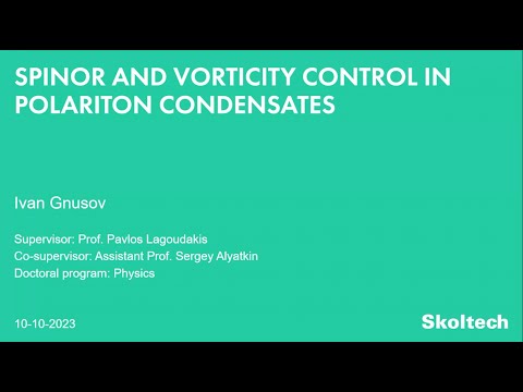 PhD Thesis Defense. Ivan Gnusov