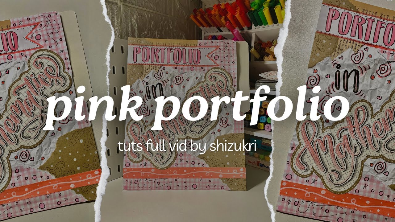 Pink Theme Portfolio for students: Easy Step by Step Tutorial by shizukri