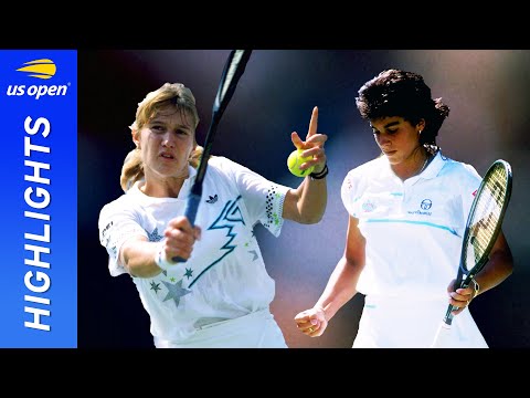 Steffi Graf vs Gabriela Sabatini Highlights | 1988 US Open Final