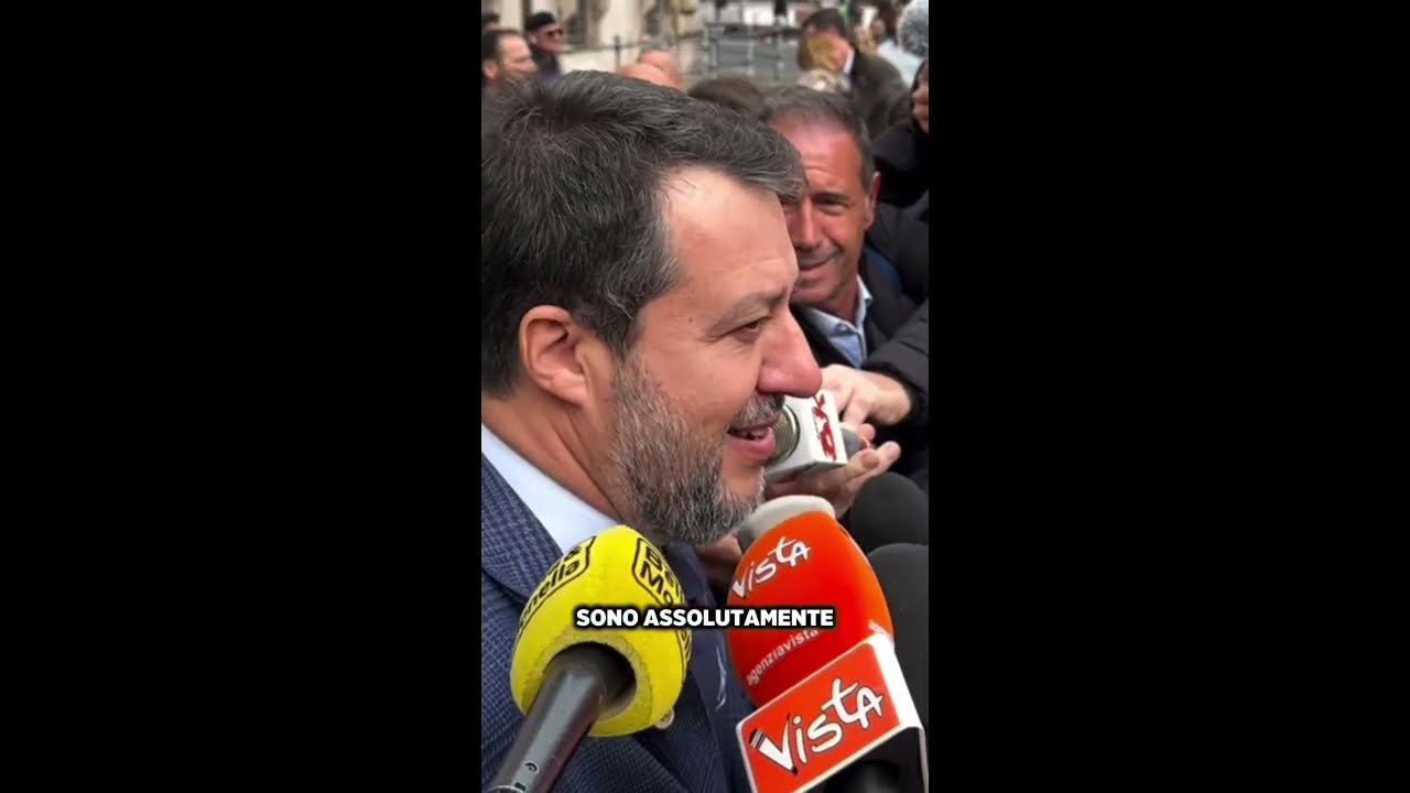 Salvini commenta lo stop al Ponte sullo Stretto da parte della Corte dei Conti