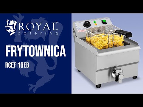 Video - Frytownica elektryczna - 16 l - kurek spustowy - 230 V