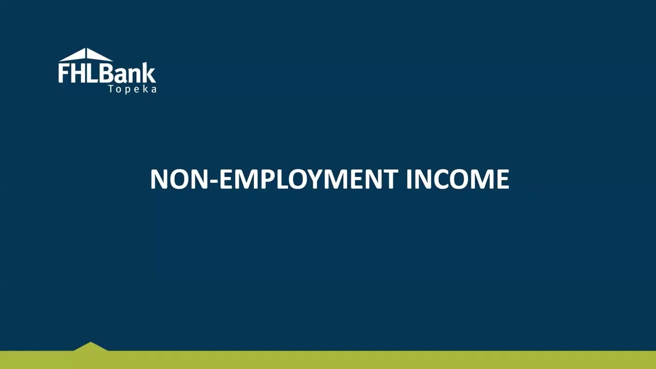 Non-employment Income