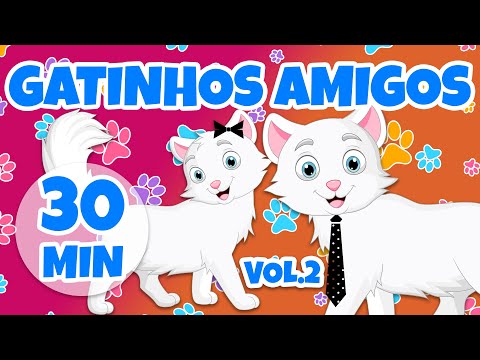 Gatinhos amigos Vol.2 - Giramille 30 min | Desenho Animado Musical