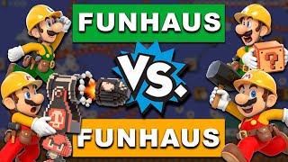 Super Mario Maker 2 Four Man PvP Race for the Pole!