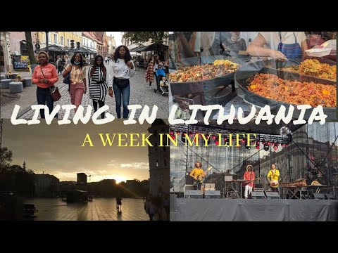 A WEEK IN MY LIFE || Exploring Vilnius, Nigerian party, Live concert and fair