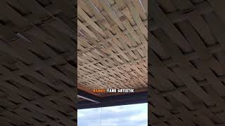 Download lagu Unik Plafon Rumah dari Anyaman Bambu #shorts mp3