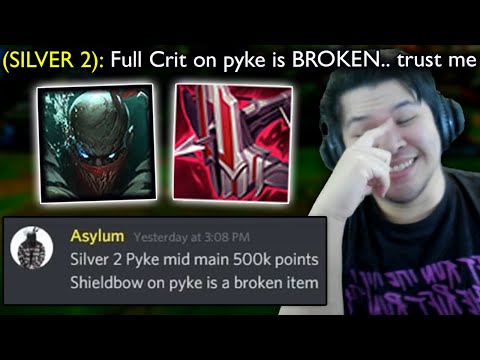 Silver 2 Pyke main with 500k Mastery Points tries to convince me FULL CRIT is OP.. so I tried it