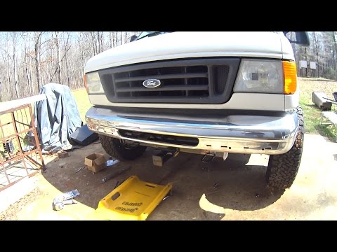 Box Truck Camper 81 Ford E350 Front Hitch Install