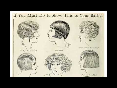 "Shall I Have It Bobbed Or Shingled?" (1924) Roaring '20s Flapper comic song = Ernest Le Messurier