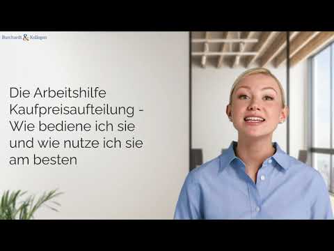 Arbeitshilfe Kaufpreisaufteilung verständlich erklärt