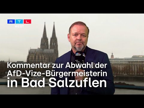RTL WEST Kommentar: Jörg Zajonc zur Abwahl der AfD-Vize-Bürgermeisterin in Bad Salzuflen | RTL WEST